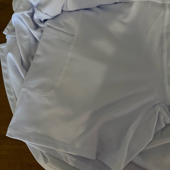 White A-Line Sports Skirt Size L - Picture 4 of 13